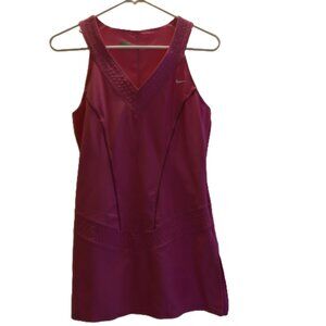 Nike Dri-Fit Sleeveless Tennis Dress Athletic Workout Dress Pink